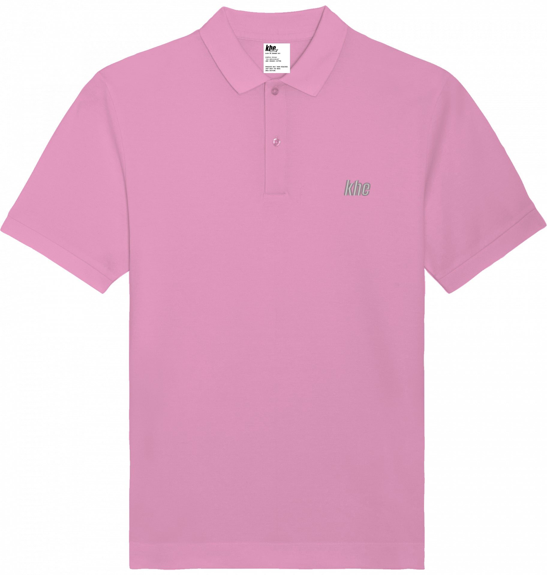 019 khePolo Unisex "khe embroidery"