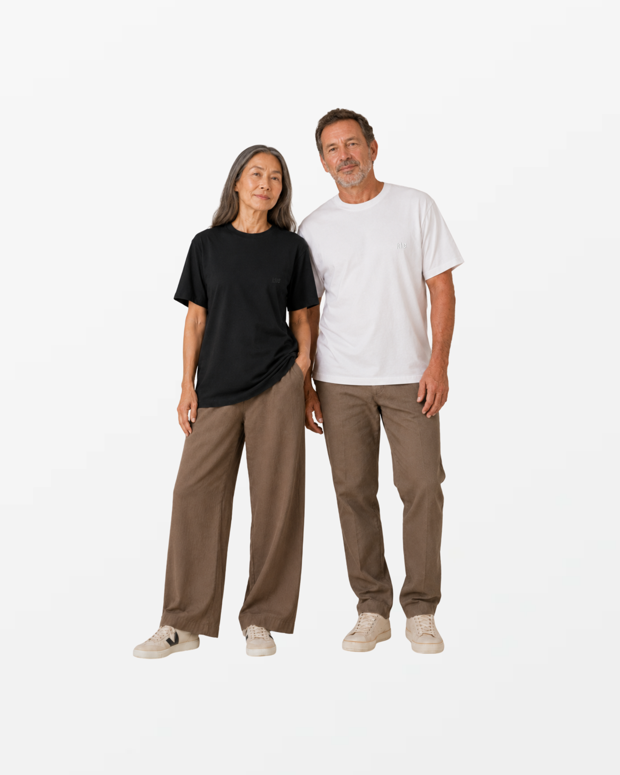 kheTee Unisex, 240g, „Logo Essentials“, relaxed fit, T-Shirt aus Bio-Baumwolle