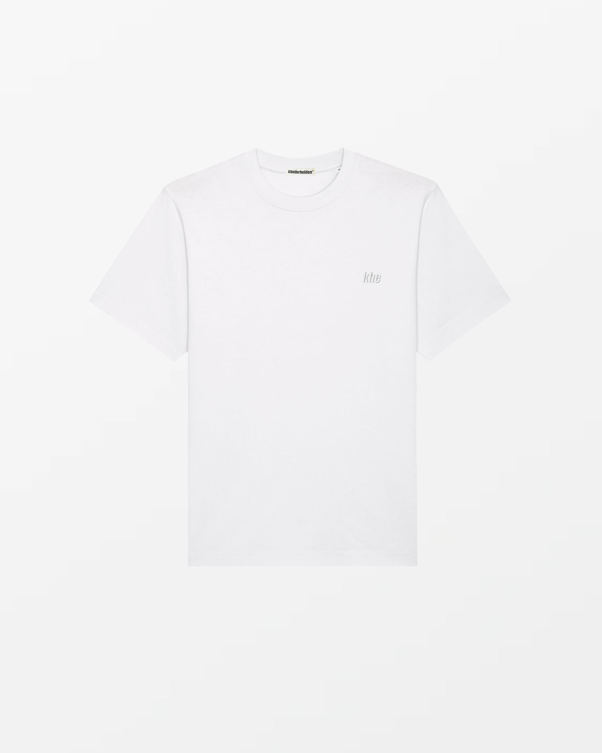 kheTee Unisex, 240g, „Logo Essentials“, relaxed fit, T-Shirt aus Bio-Baumwolle