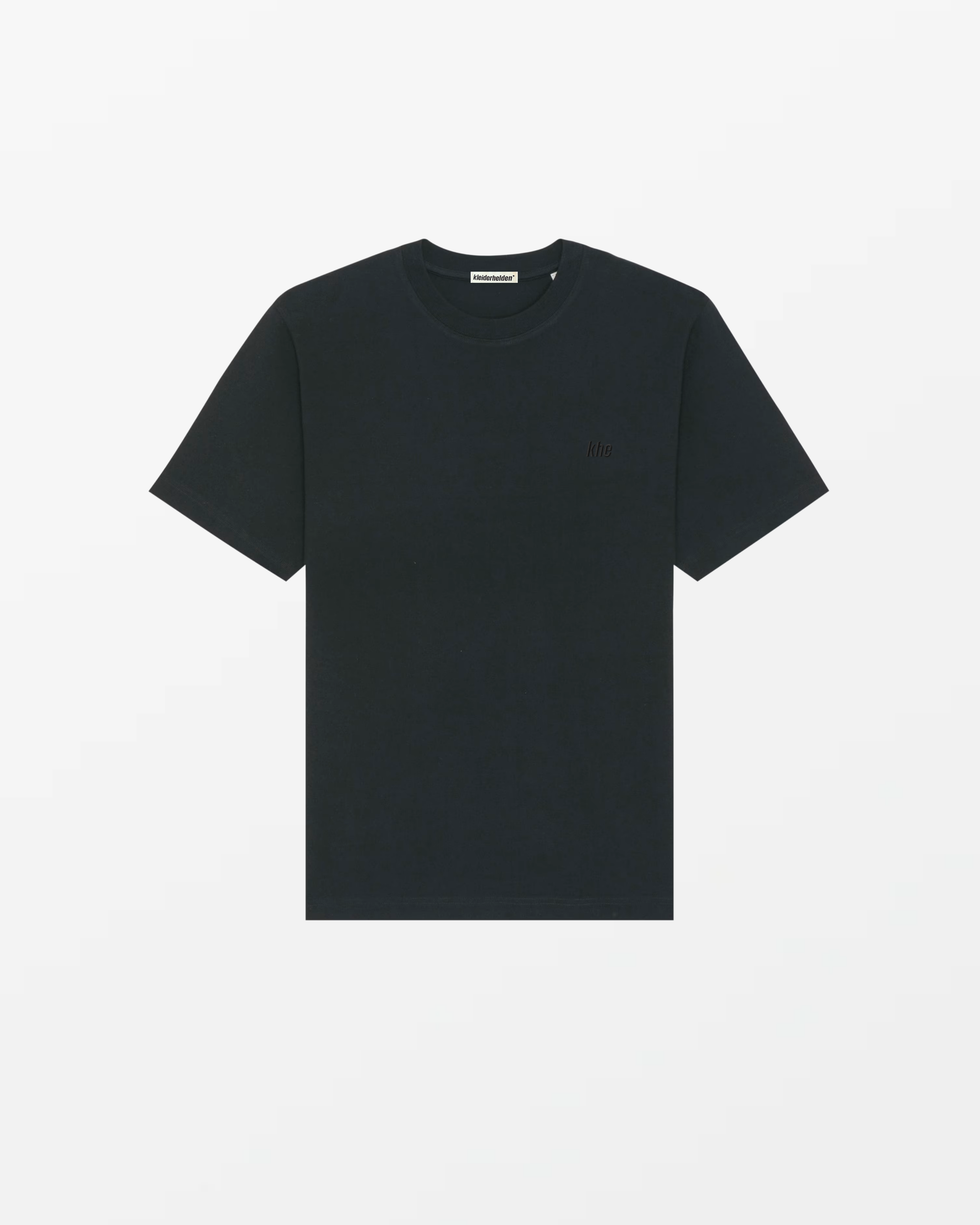 kheTee Unisex, 240g, „Logo Essentials“, relaxed fit, T-Shirt aus Bio-Baumwolle