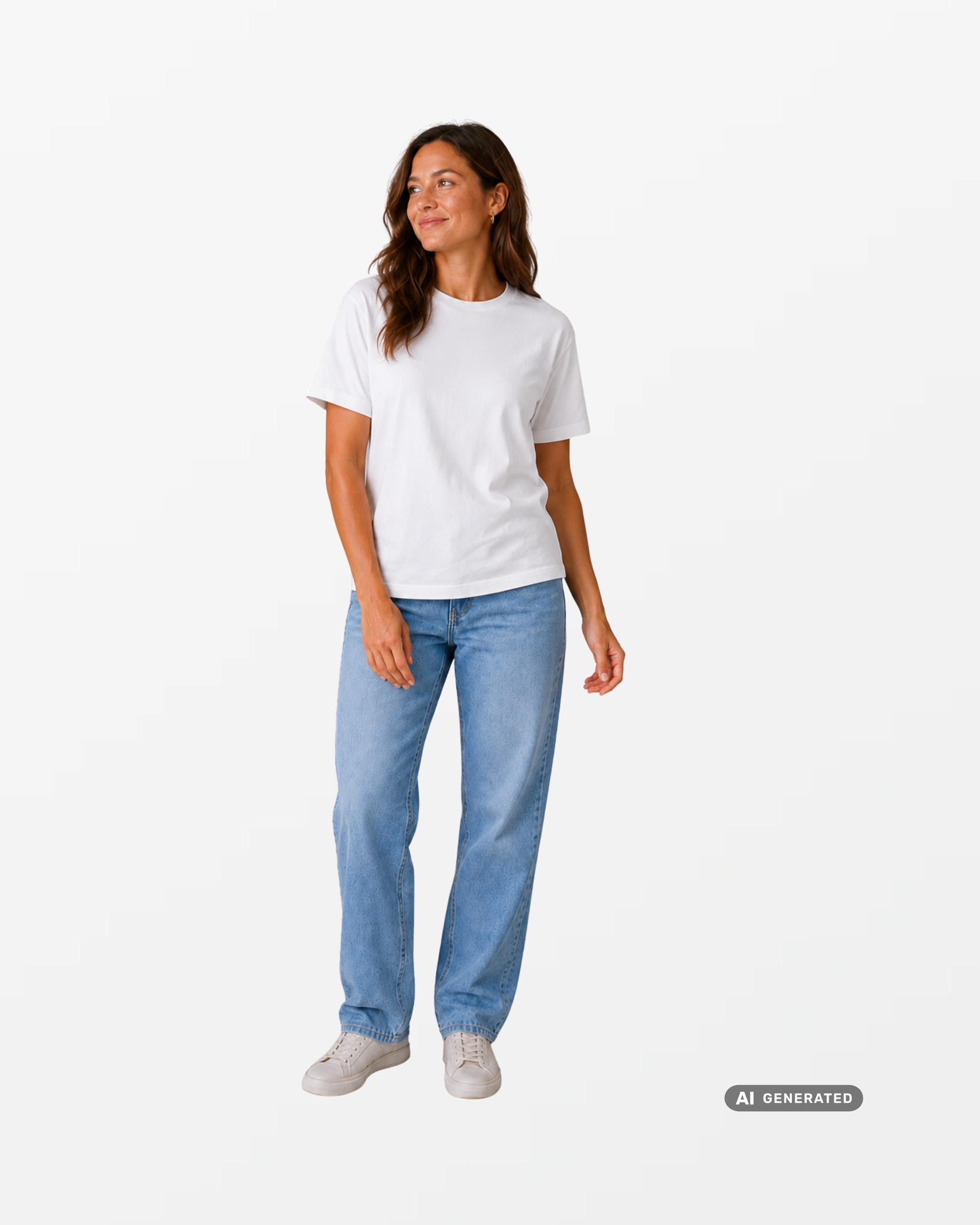 kheTee Unisex, boxy fit, T-Shirt aus regenerativer Baumwolle
