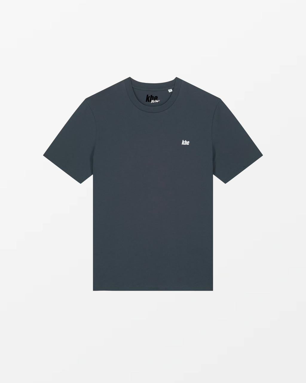 kheTee Unisex, 180g, „Logo Essentials“, regular fit, T-Shirt aus Bio-Baumwolle