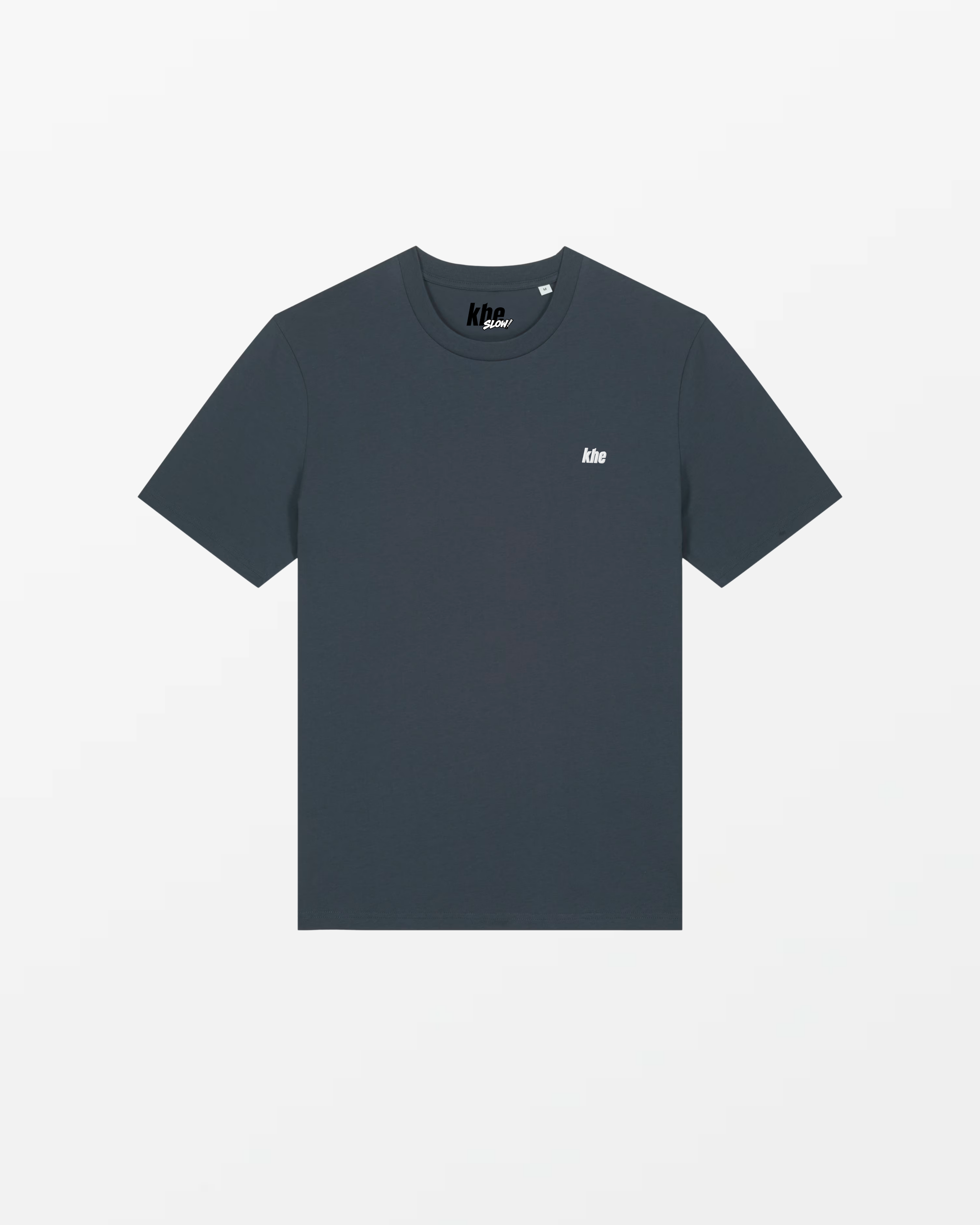 kheTee Unisex, 180g, „Logo Essentials“, regular fit, T-Shirt aus Bio-Baumwolle