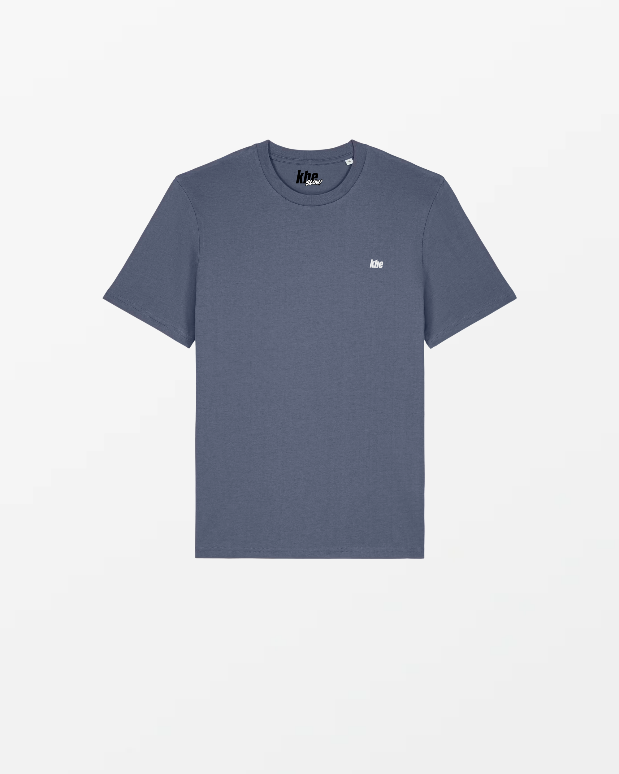 kheTee Unisex, 180g, „Logo Essentials“, regular fit, T-Shirt aus Bio-Baumwolle