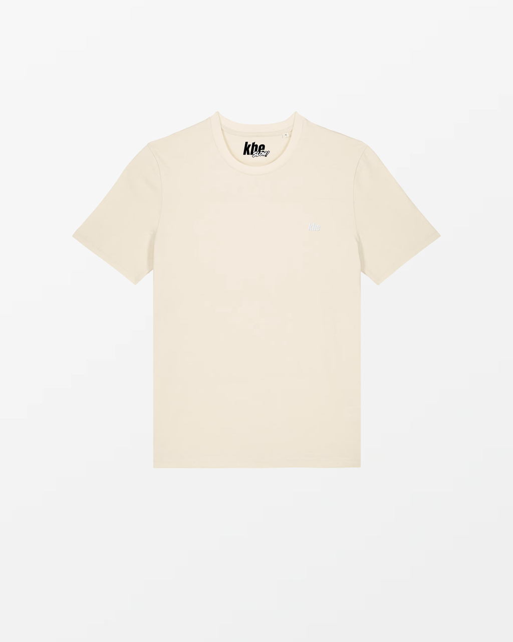kheTee Unisex, 180g, „Logo Essentials“, regular fit, T-Shirt aus Bio-Baumwolle