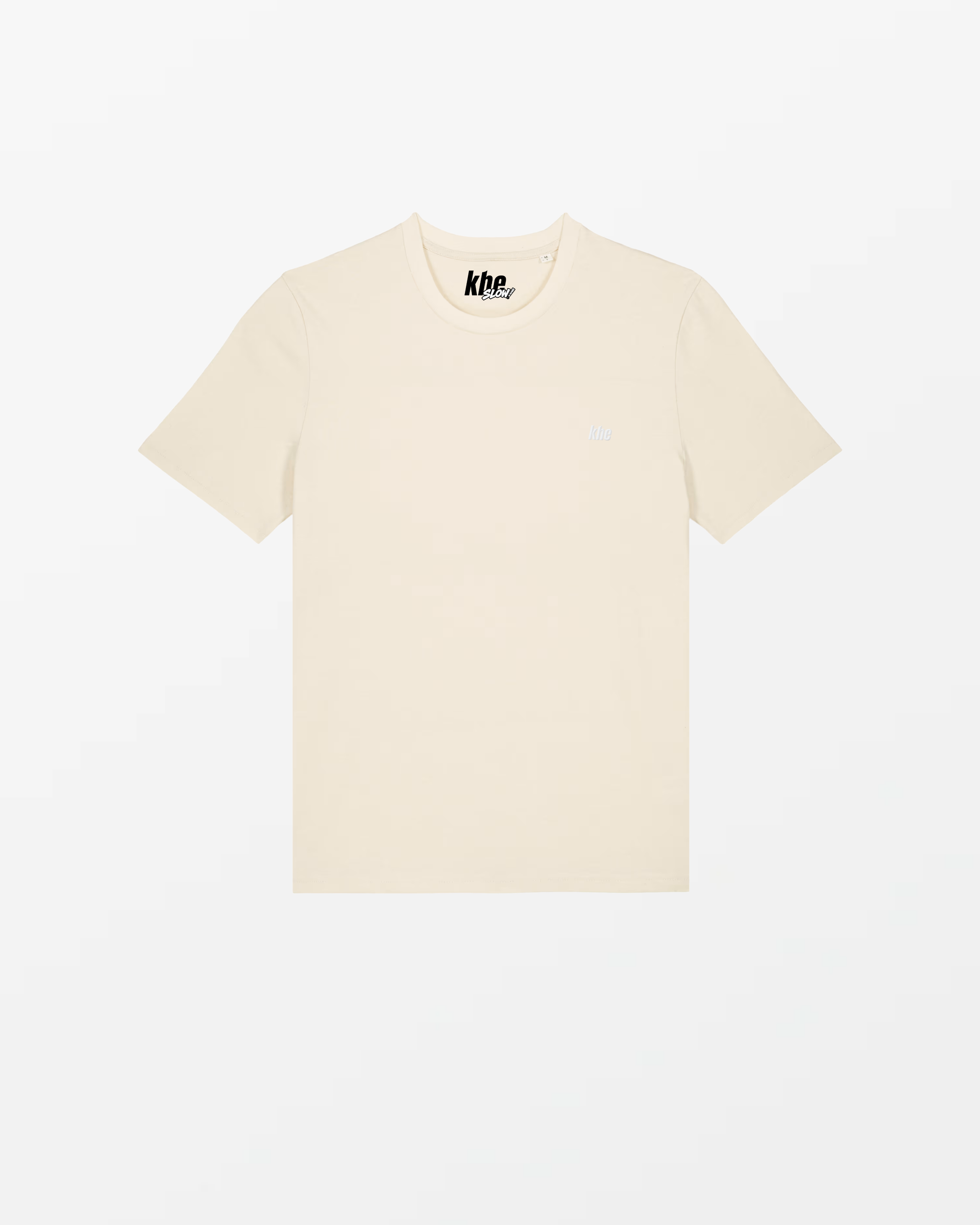 kheTee Unisex, 180g, „Logo Essentials“, regular fit, T-Shirt aus Bio-Baumwolle