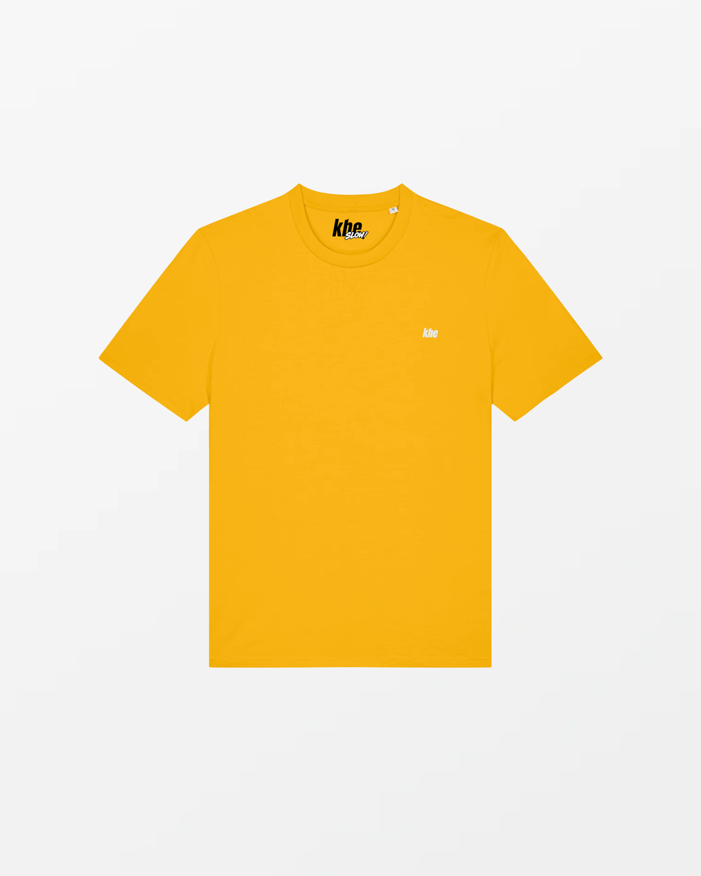 kheTee Unisex, 180g, „Logo Essentials“, regular fit, T-Shirt aus Bio-Baumwolle