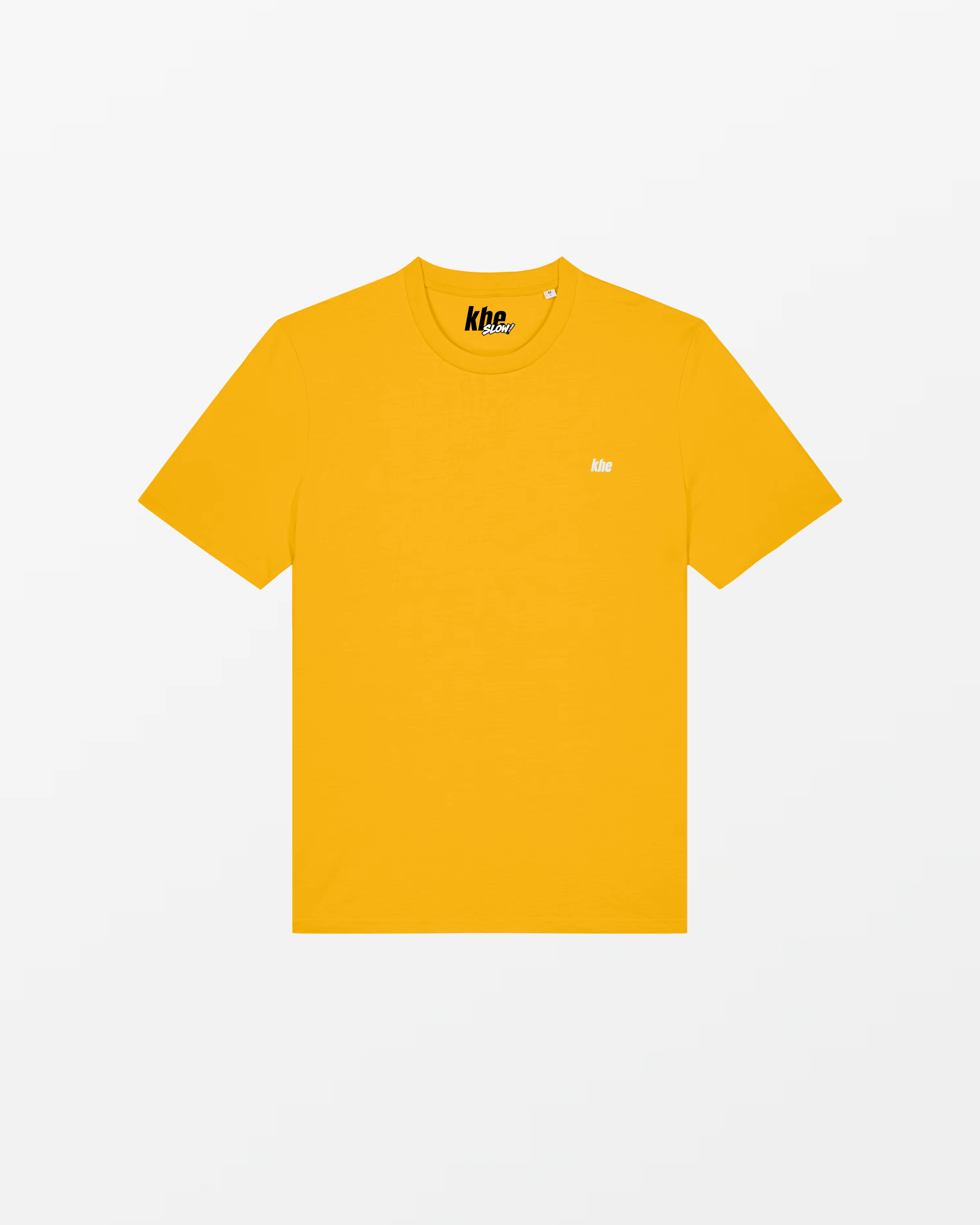 kheTee Unisex, 180g, „Logo Essentials“, regular fit, T-Shirt aus Bio-Baumwolle