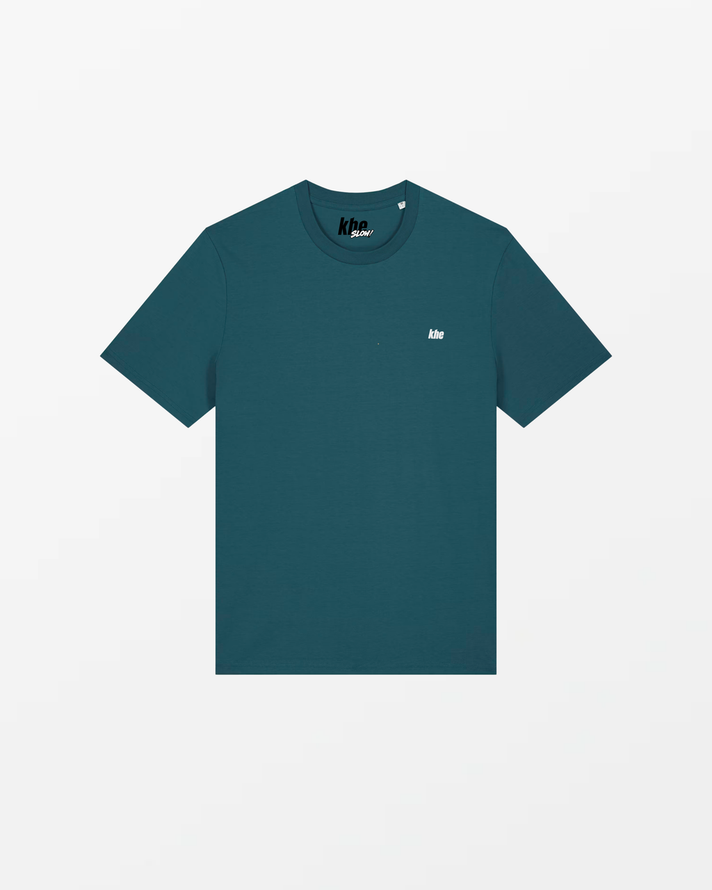 kheTee Unisex, 180g, „Logo Essentials“, regular fit, T-Shirt aus Bio-Baumwolle