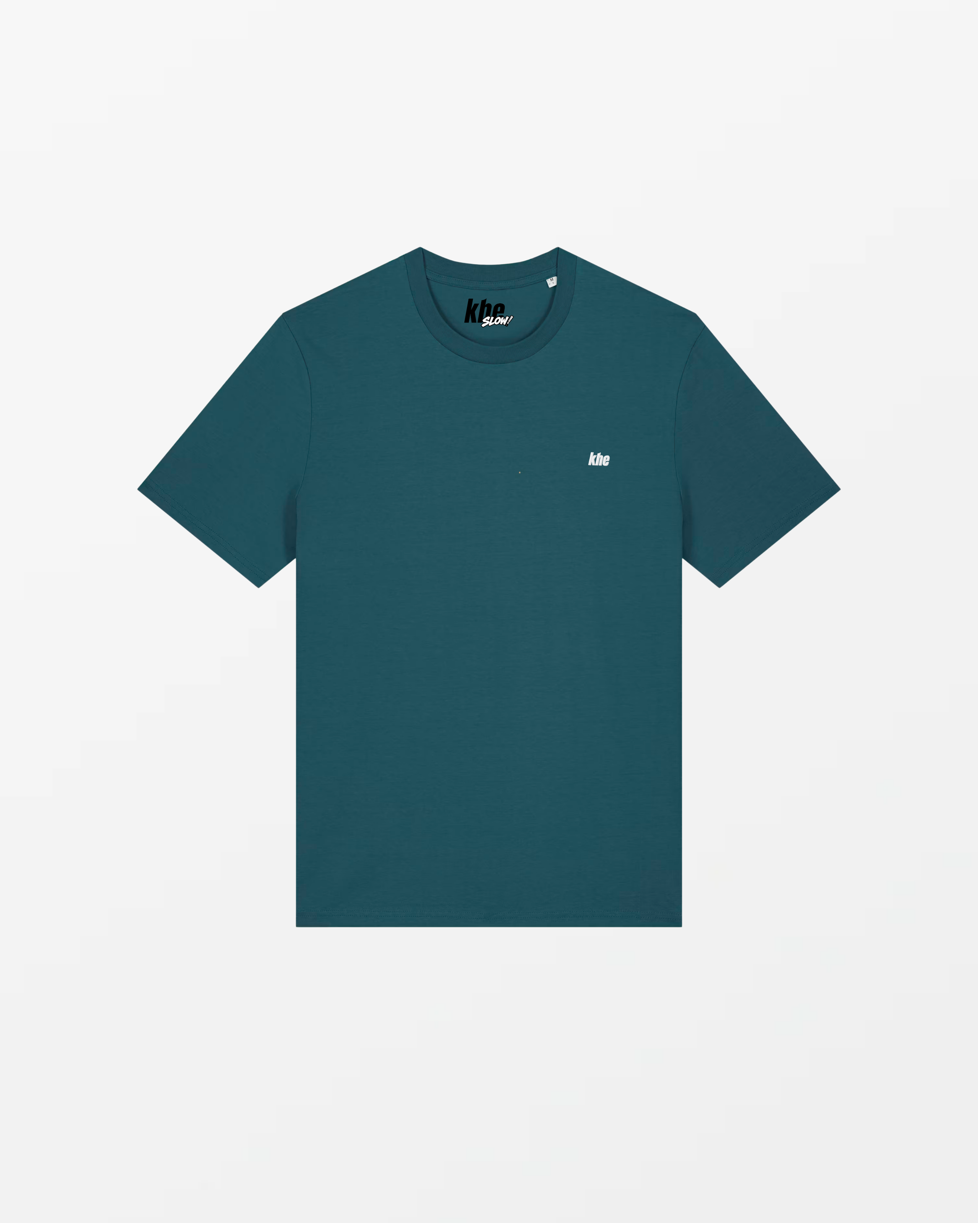 kheTee Unisex, 180g, „Logo Essentials“, regular fit, T-Shirt aus Bio-Baumwolle