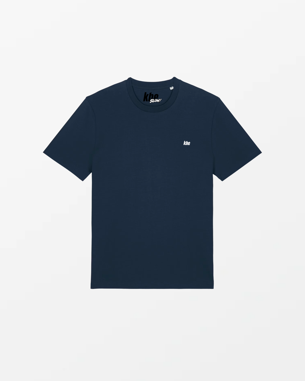 kheTee Unisex, 180g, „Logo Essentials“, regular fit, T-Shirt aus Bio-Baumwolle