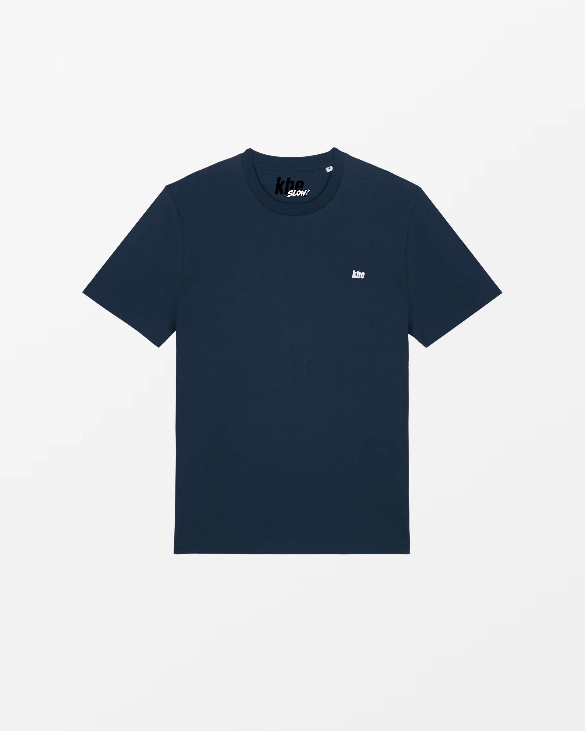 kheTee Unisex, 180g, „Logo Essentials“, regular fit, T-Shirt aus Bio-Baumwolle