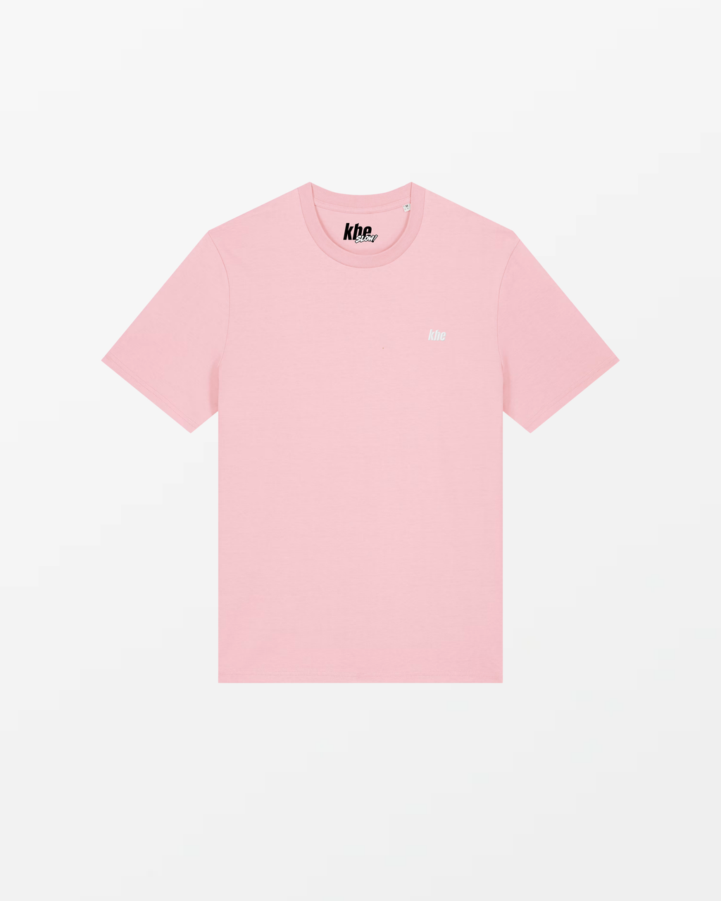 kheTee Unisex, 180g, „Logo Essentials“, regular fit, T-Shirt aus Bio-Baumwolle