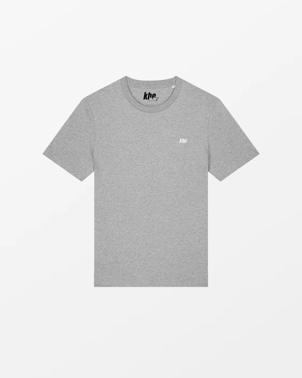 kheTee Unisex, 180g, „Logo Essentials“, regular fit, T-Shirt aus Bio-Baumwolle
