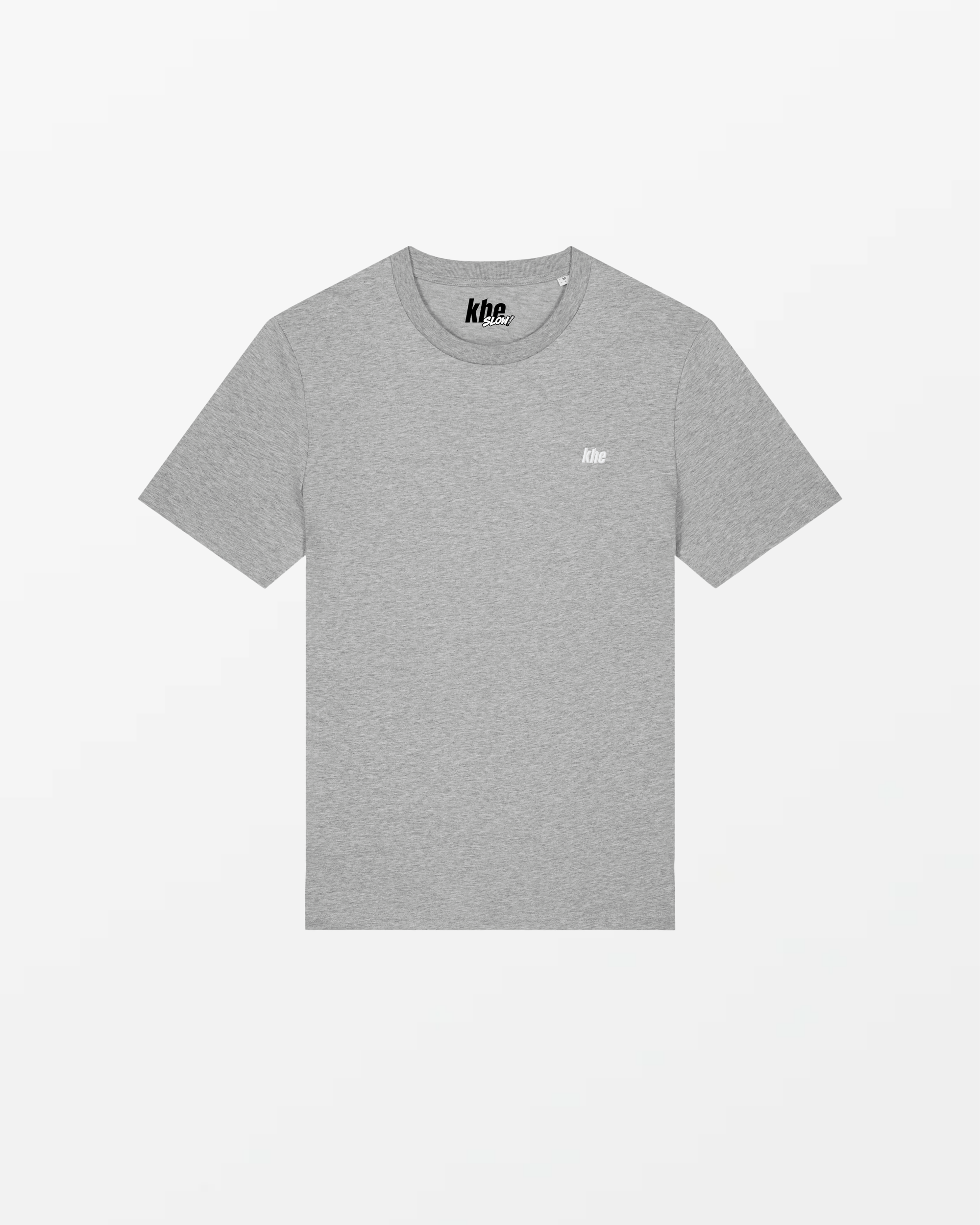 kheTee Unisex, 180g, „Logo Essentials“, regular fit, T-Shirt aus Bio-Baumwolle