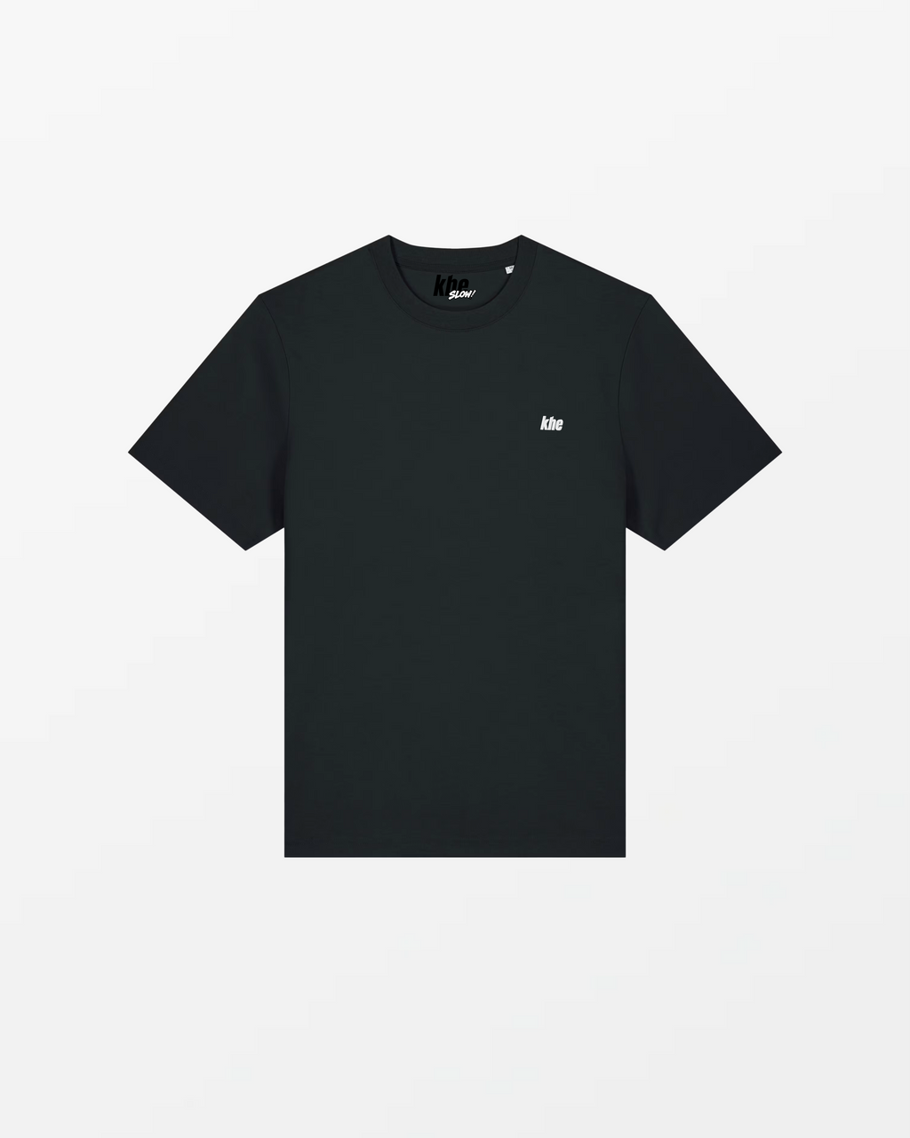 kheTee Unisex, 215g, „Logo Essentials“, relaxed fit, T-Shirt aus Bio-Baumwolle