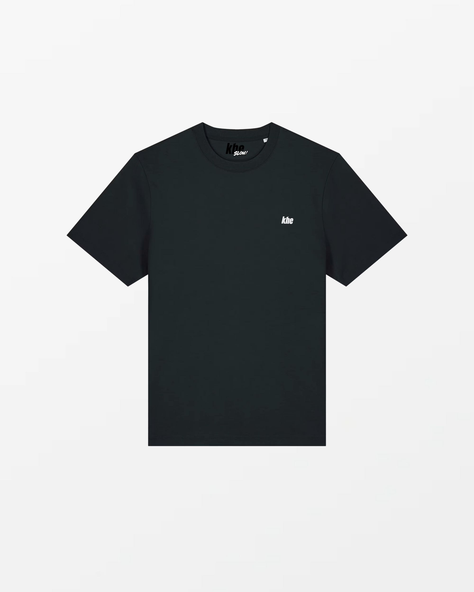 kheTee Unisex, 215g, „Logo Essentials“, relaxed fit, T-Shirt aus Bio-Baumwolle