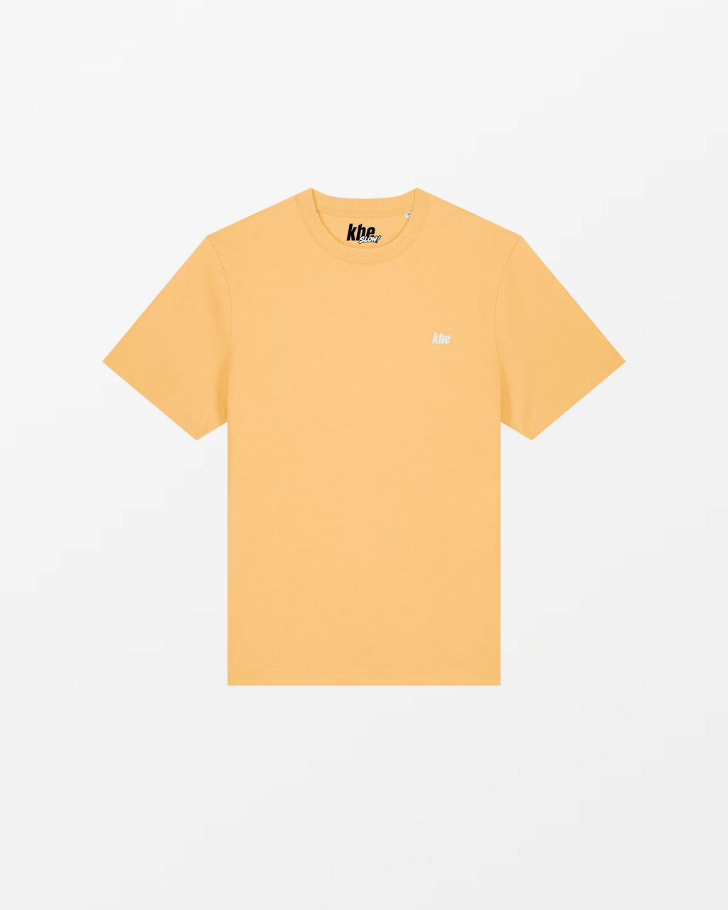 kheTee Unisex, 215g, „Logo Essentials“, relaxed fit, T-Shirt aus Bio-Baumwolle