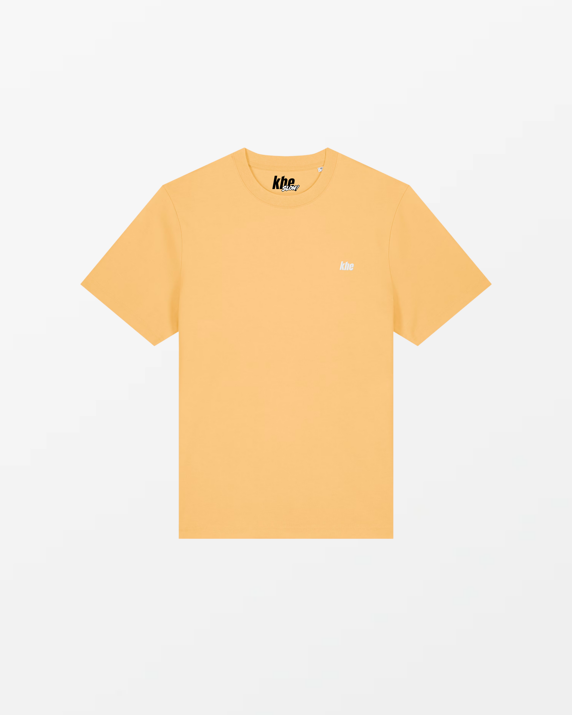 kheTee Unisex, 215g, „Logo Essentials“, relaxed fit, T-Shirt aus Bio-Baumwolle