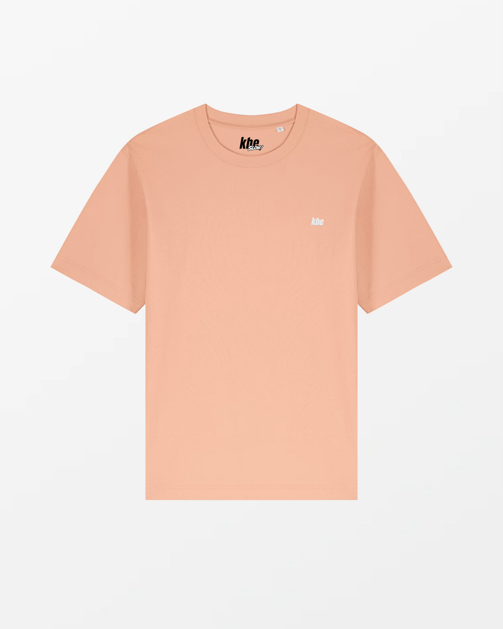 kheTee Unisex, 240g, „Logo Essentials“, relaxed fit, T-Shirt aus Bio-Baumwolle