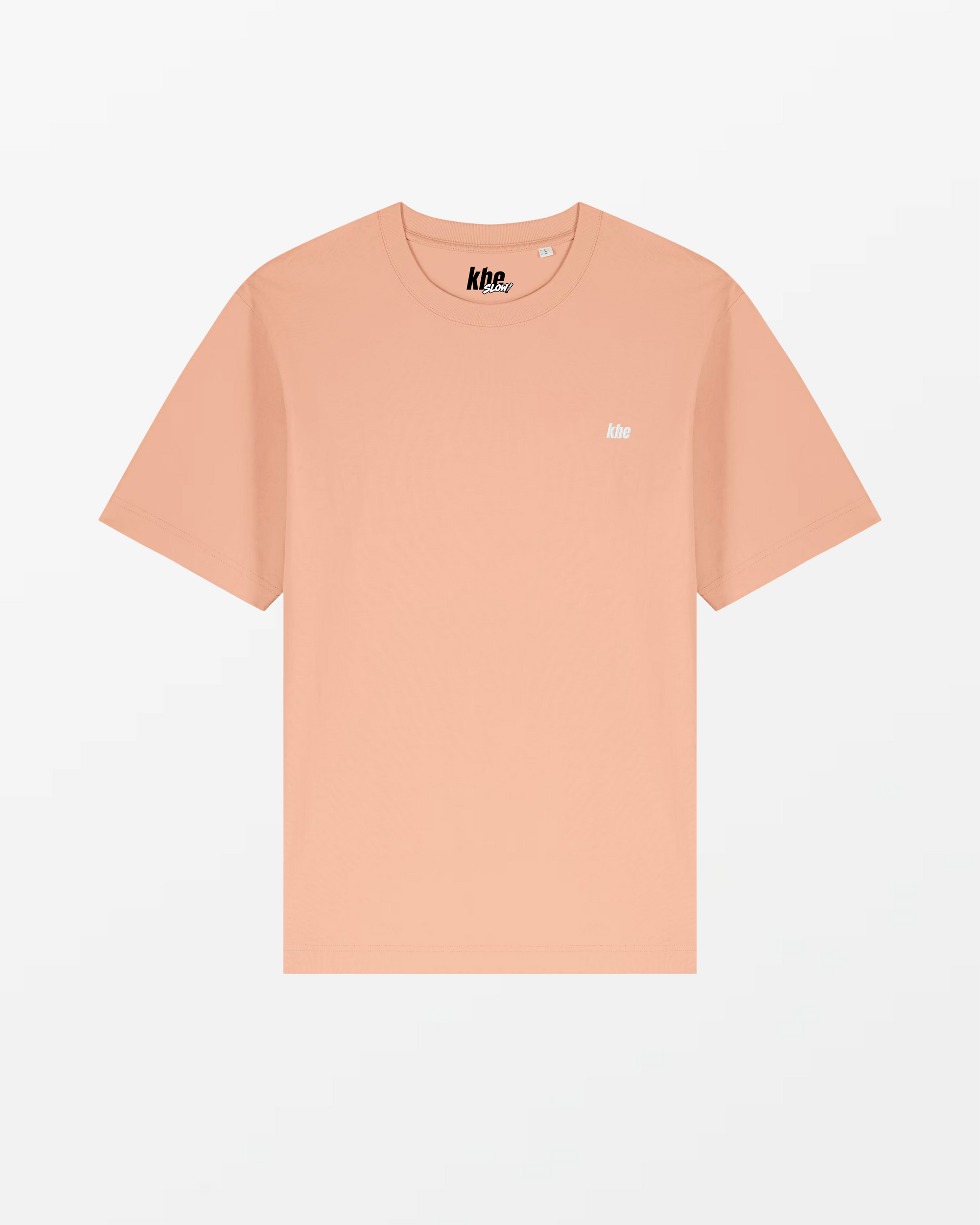 kheTee Unisex, 240g, „Logo Essentials“, relaxed fit, T-Shirt aus Bio-Baumwolle