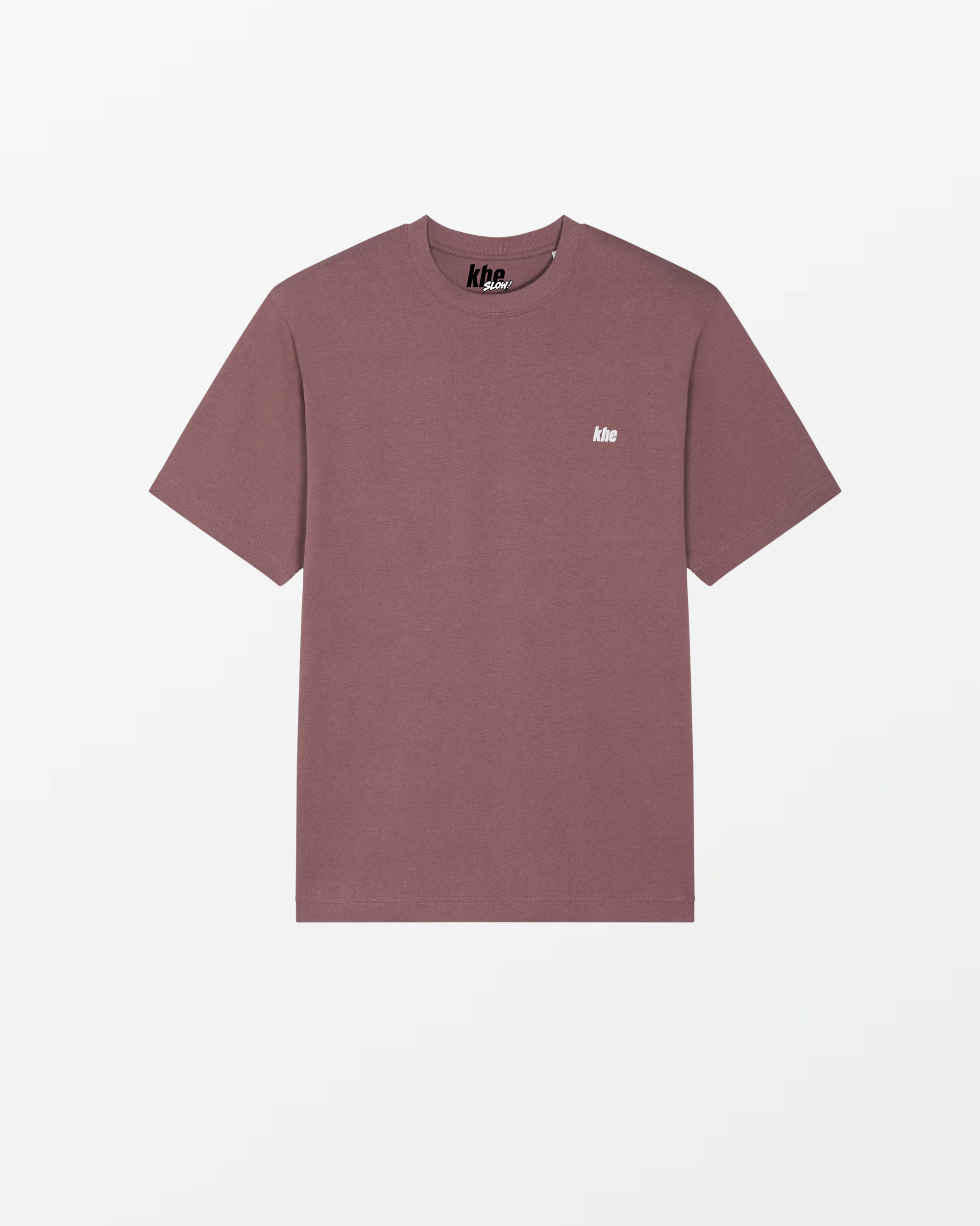 kheTee Unisex, 240g, „Logo Essentials“, relaxed fit, T-Shirt aus Bio-Baumwolle