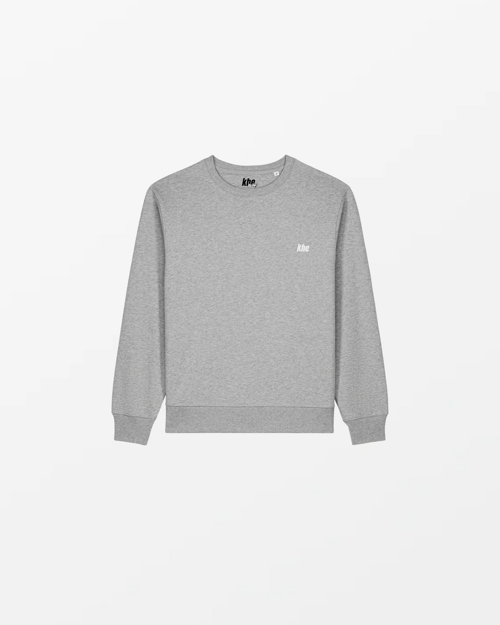 kheSweat Unisex, „Logo Essentials“, medium fit, Sweatshirt aus recycelter und Bio-Baumwolle