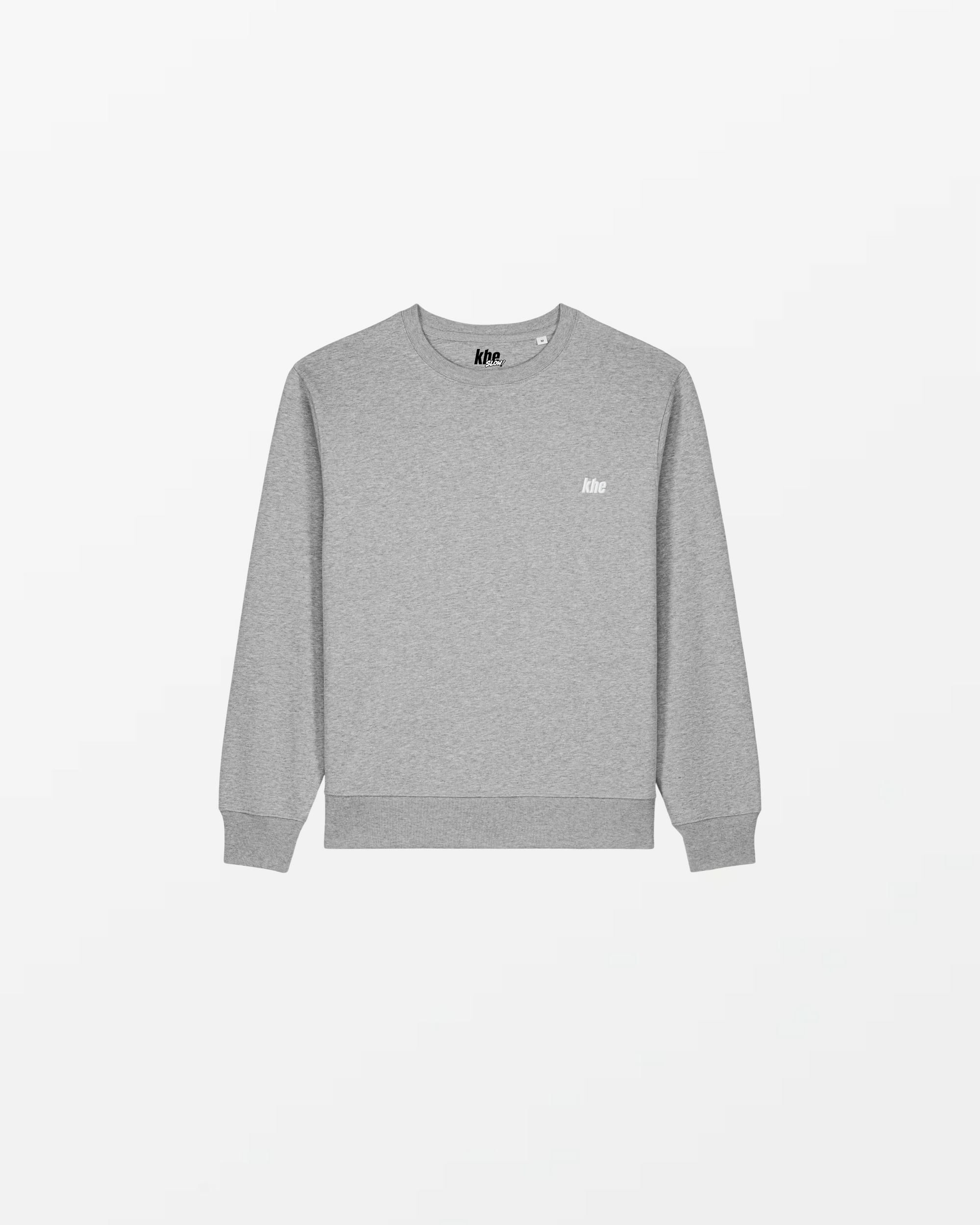 kheSweat Unisex, „Logo Essentials“, medium fit, Sweatshirt aus recycelter und Bio-Baumwolle