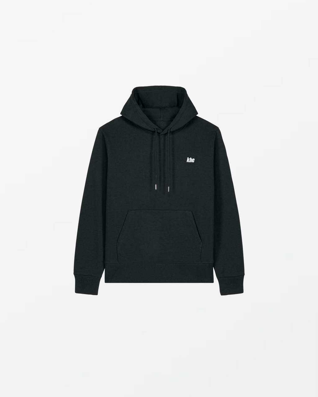 kheHood Unisex, „Logo Essentials“, medium fit, Hoodie aus recycelter und Bio-Baumwolle