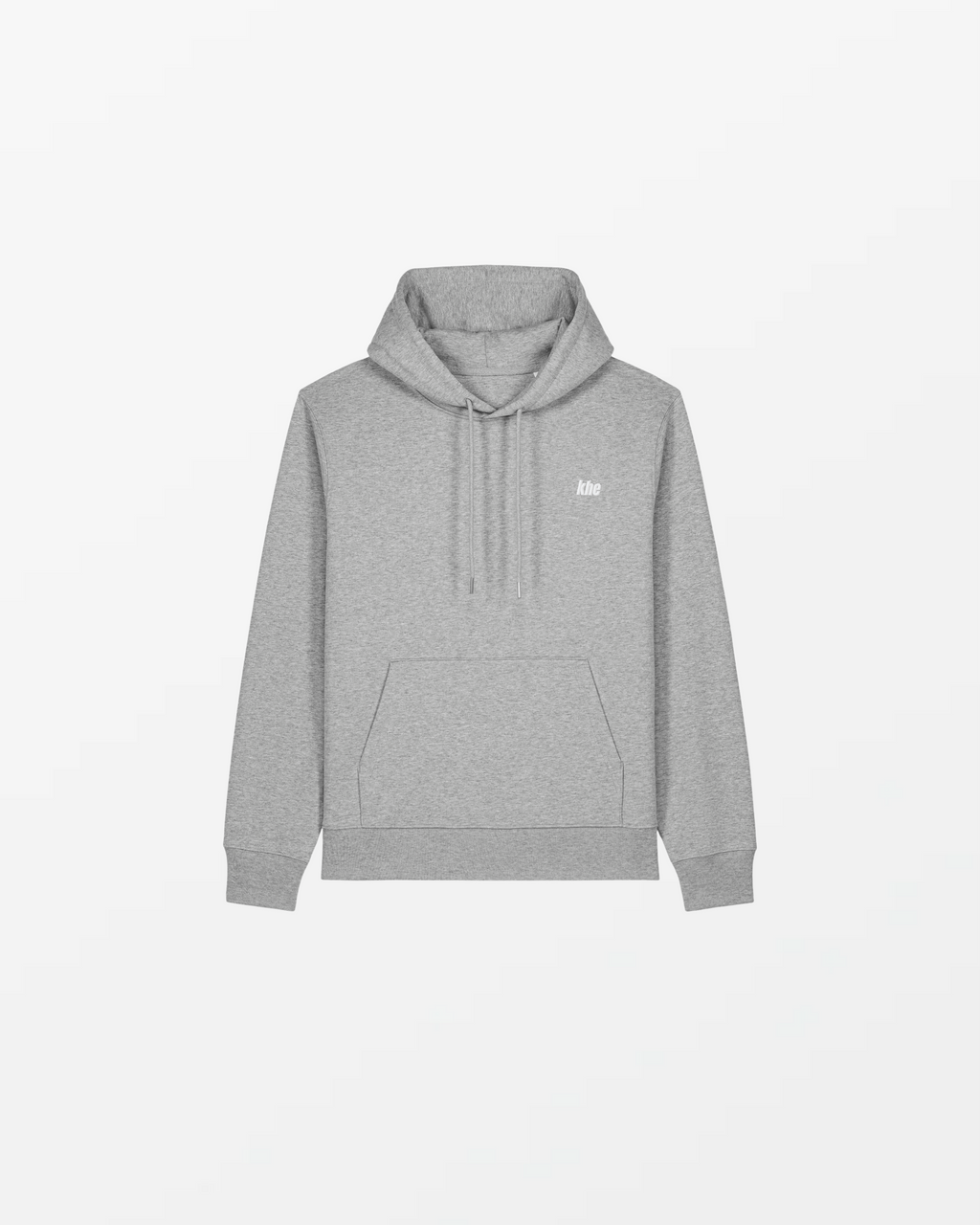 kheHood Unisex, „Logo Essentials“, medium fit, Hoodie aus recycelter und Bio-Baumwolle