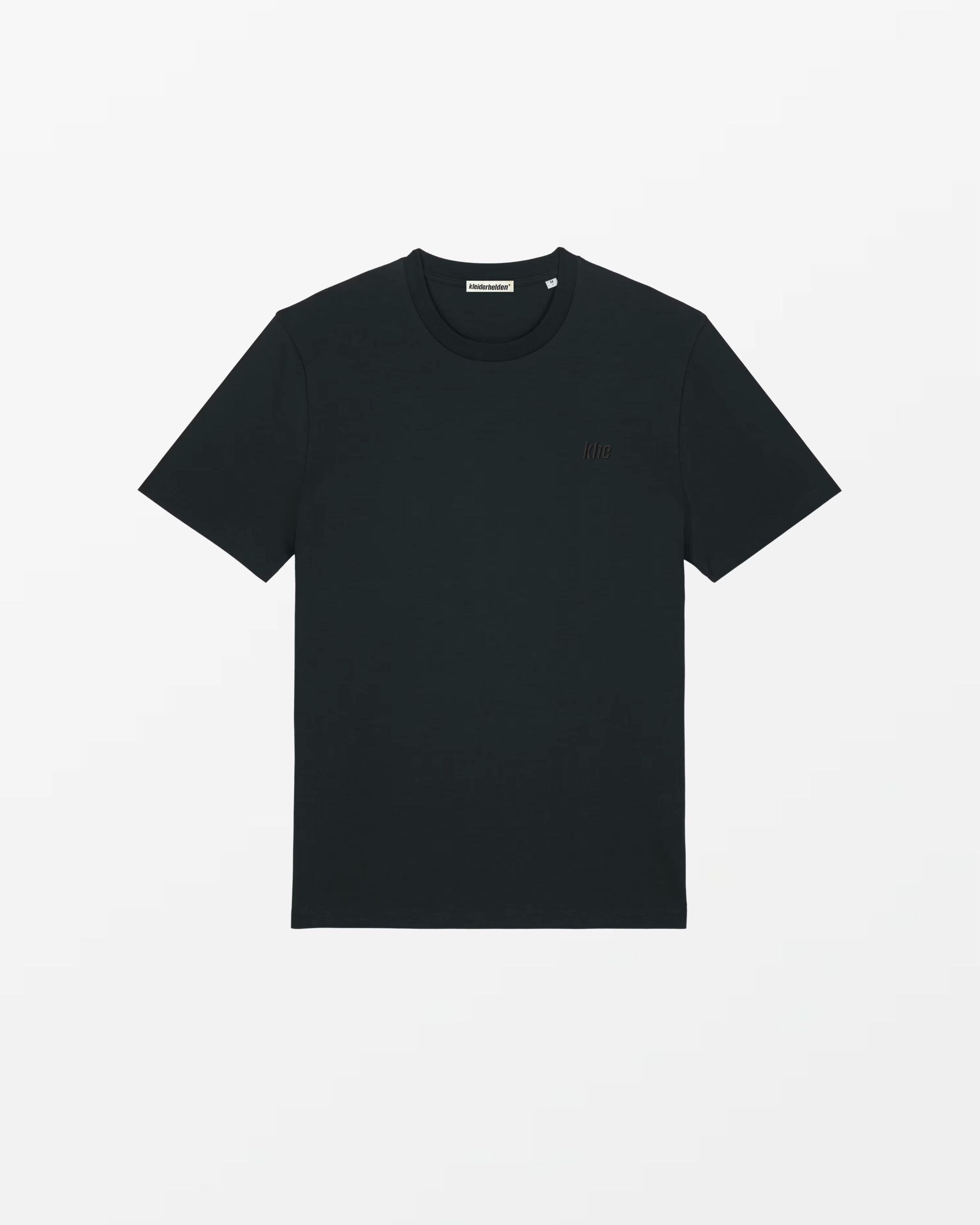 kheTee Unisex, 180g, „Logo Essentials“, regular fit, T-Shirt aus Bio-Baumwolle