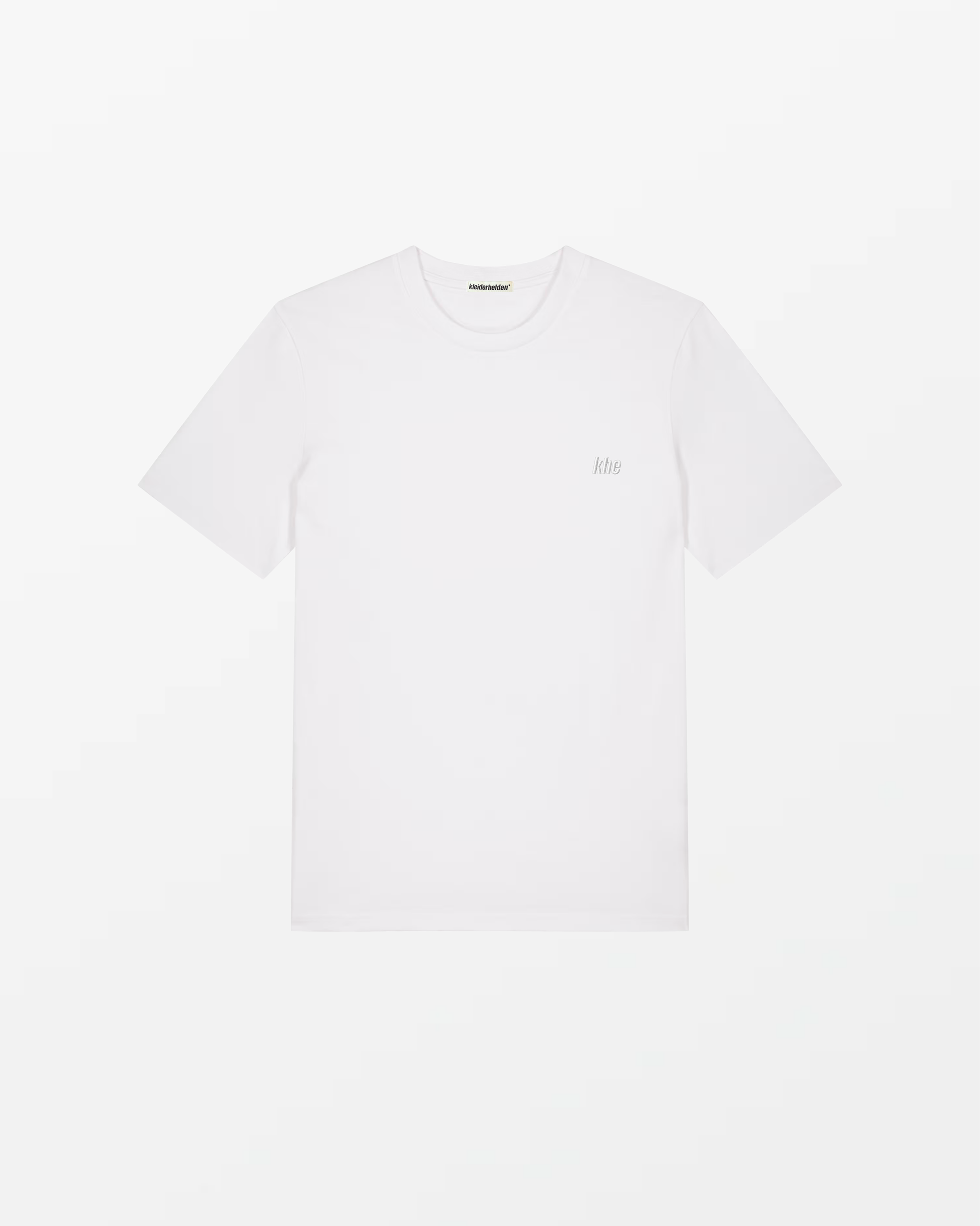 kheTee Unisex, 180g, „Logo Essentials“, regular fit, T-Shirt aus Bio-Baumwolle