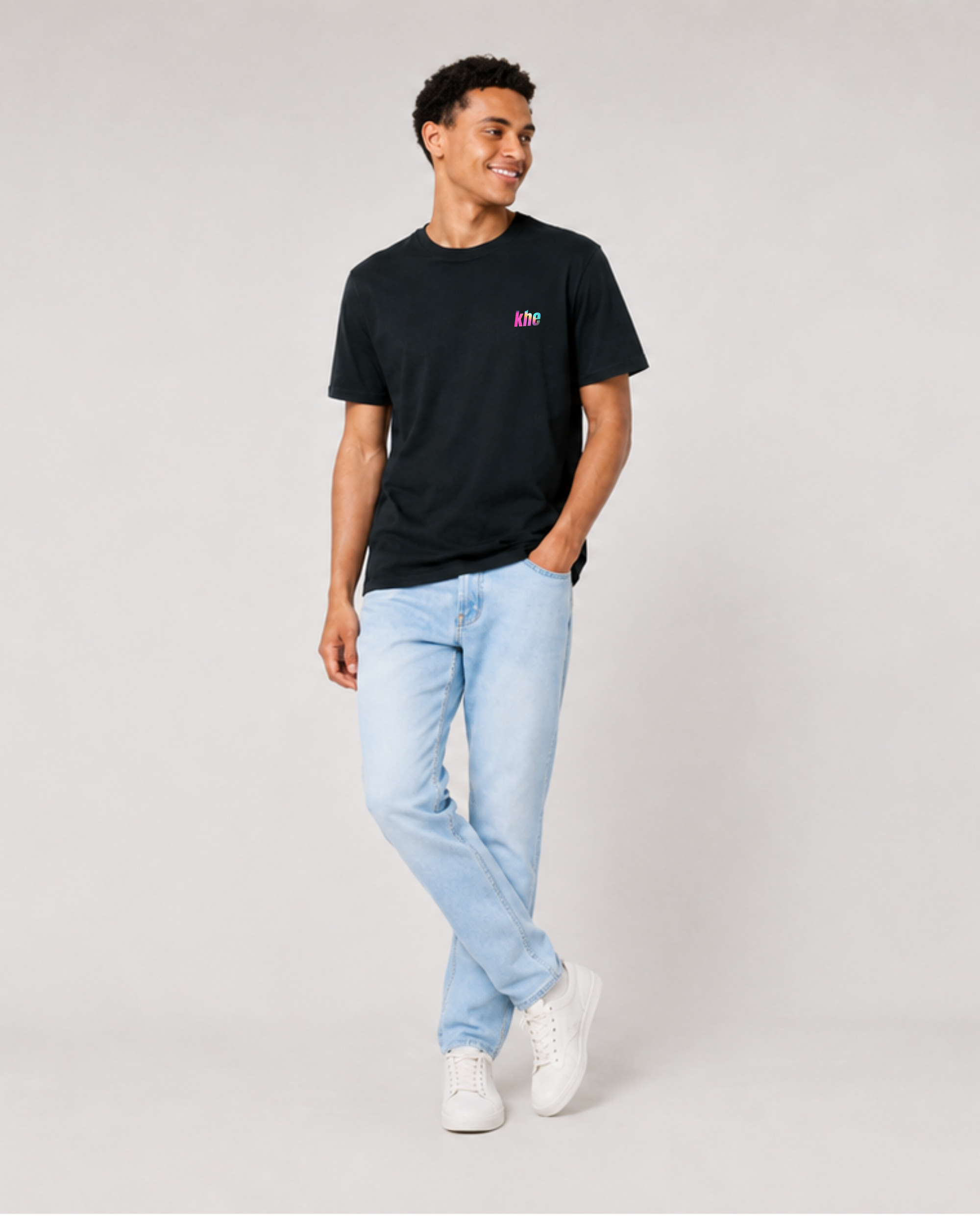 kheTee Unisex, 180g, „Neon Pink“, regular fit, aus Bio-Baumwolle