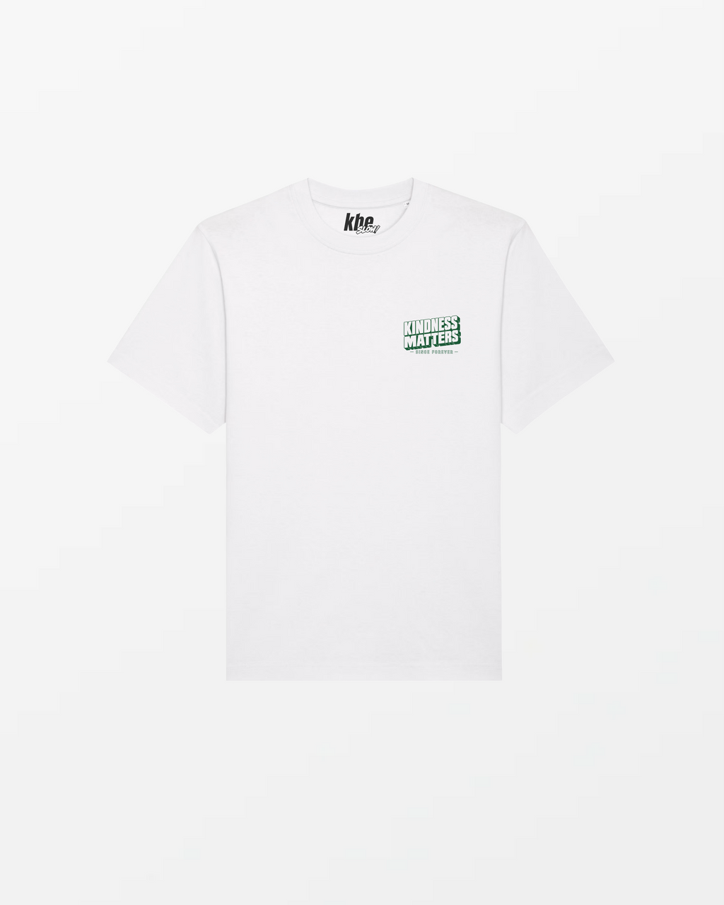 kheTee Unisex, 240g, „Kindness Matters“, relaxed fit, aus Bio-Baumwolle