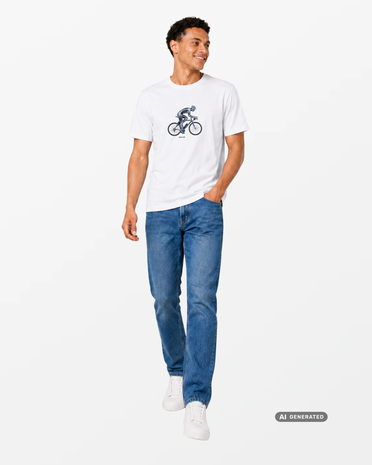 kheTee Unisex, 180g, „Rider“, regular fit, aus Bio-Baumwolle
