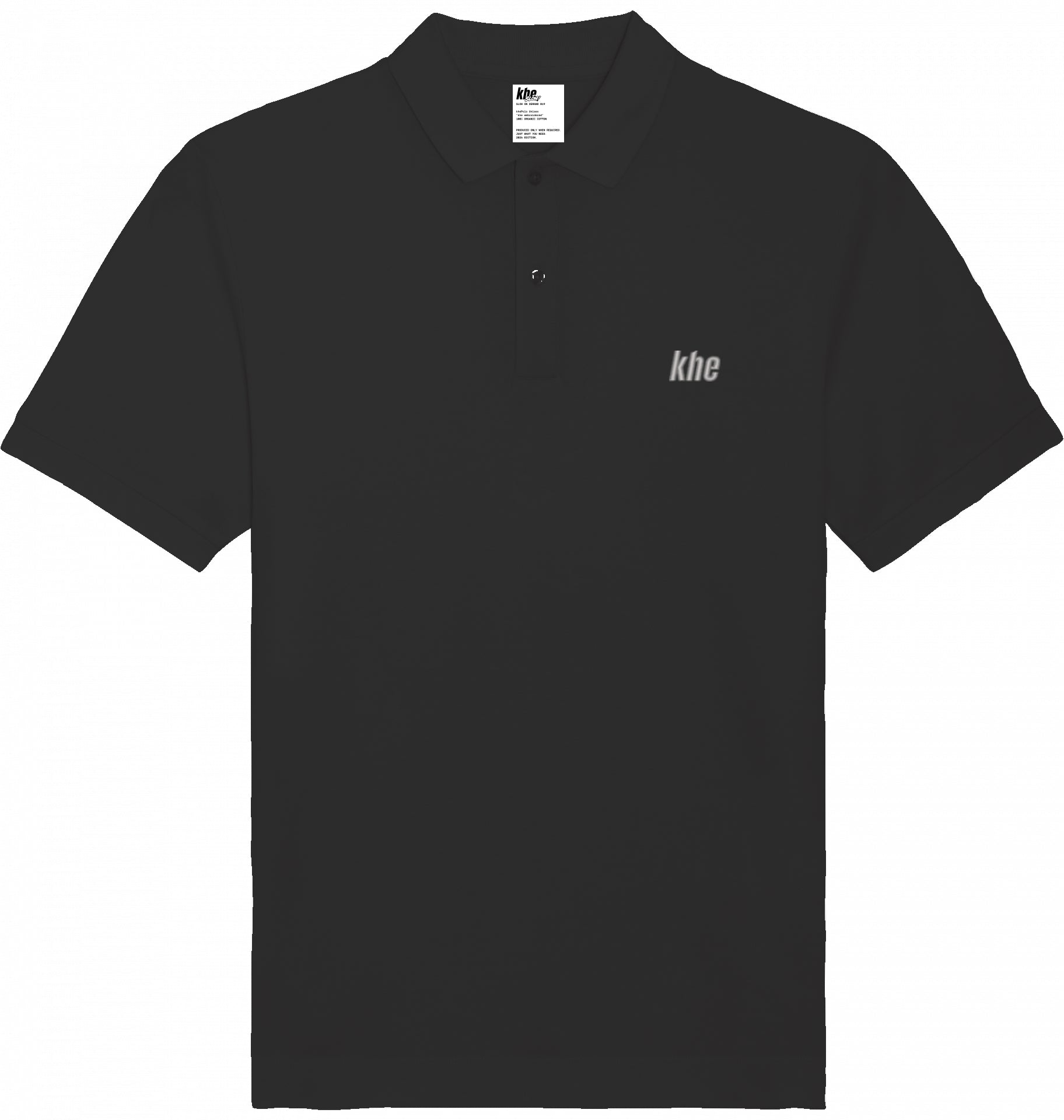 019 khePolo Unisex "khe embroidery"