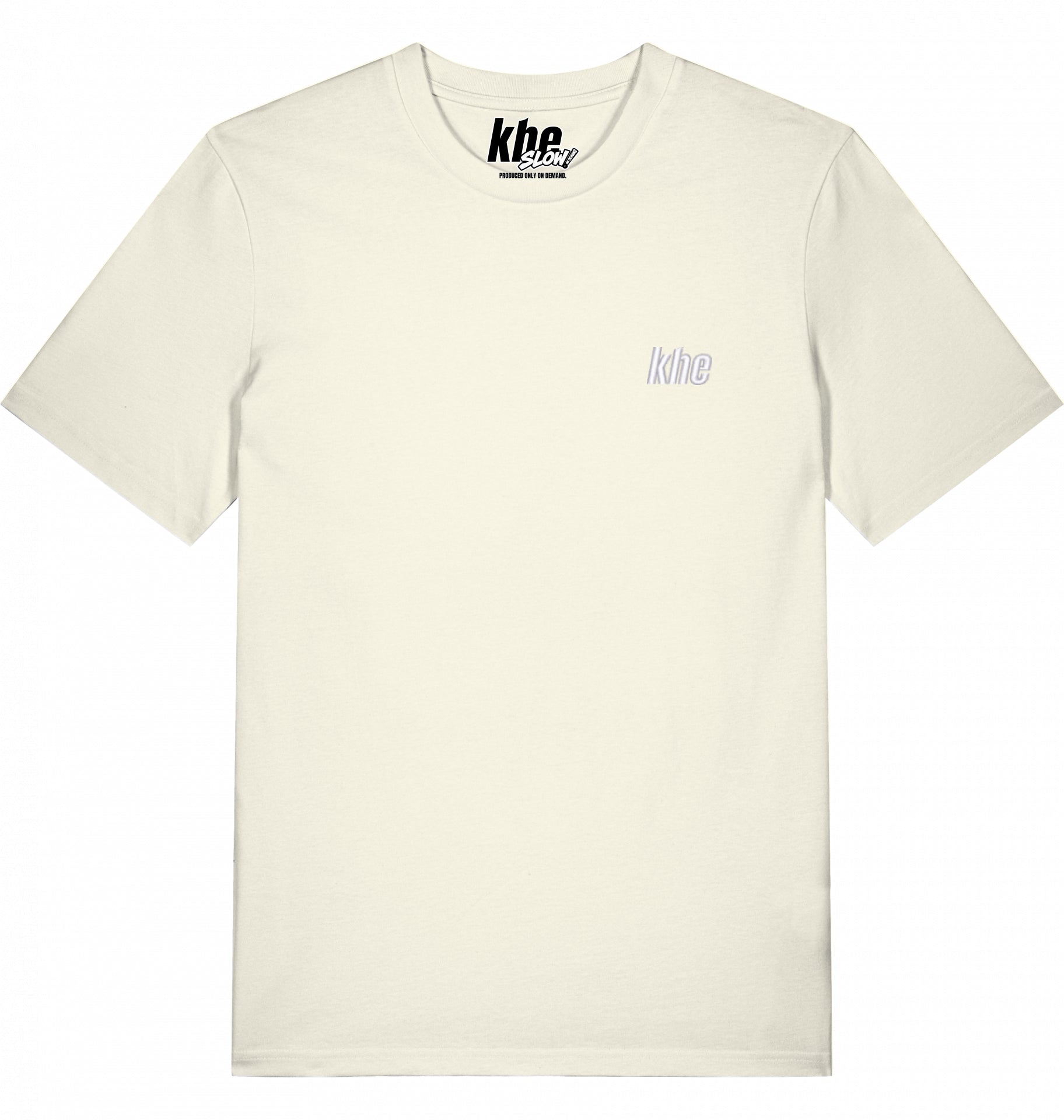 kheTee Unisex 180gr  "embroidered" (E001)
