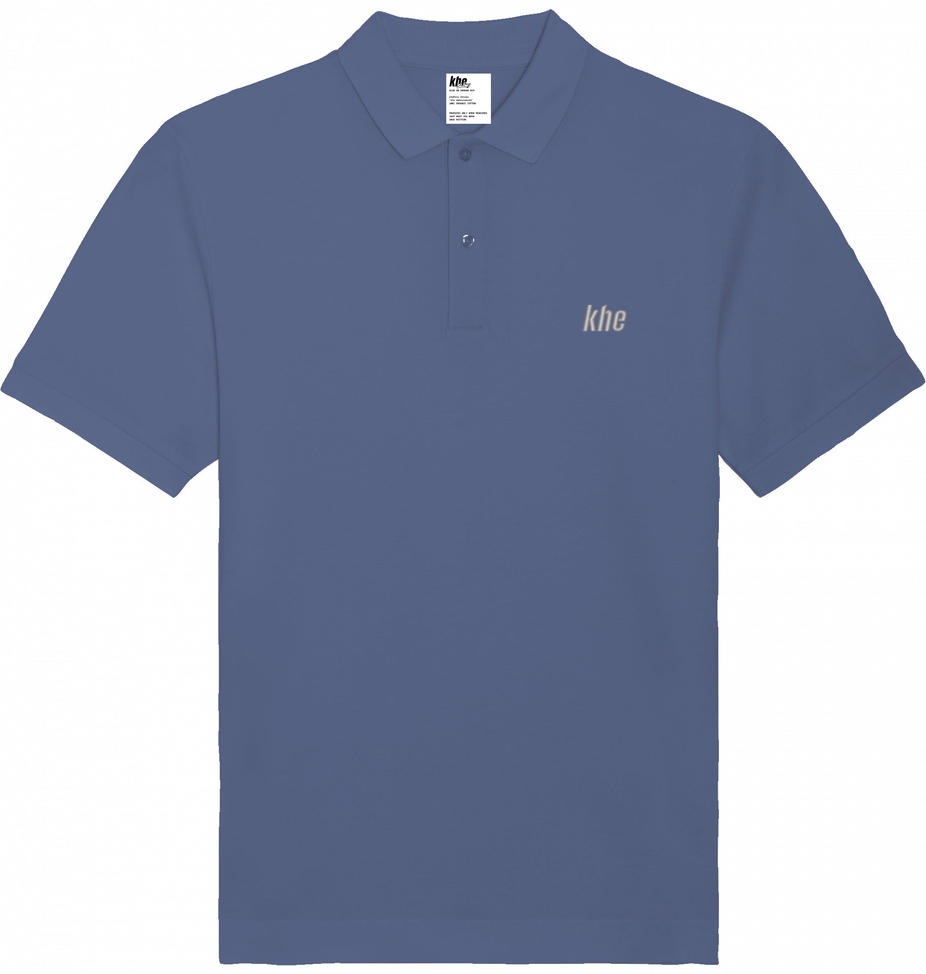 019 khePolo Unisex "khe embroidery"
